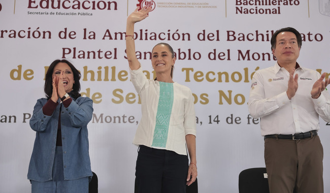 Sheinbaum inaugura ampliación del Bachillerato Nacional en Tlaxcala