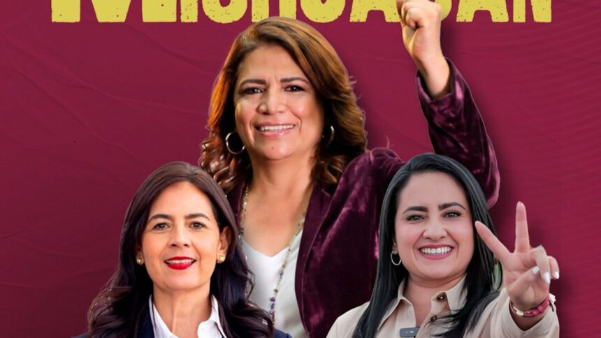 Candidatas de Morena lideran preferencias para Michoacán 2027