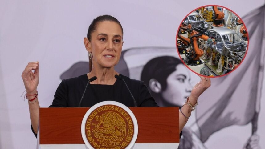 Sheinbaum admite baja de empleo en sector automotriz y acerero