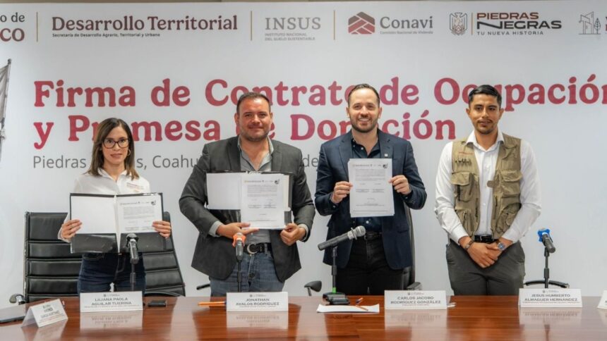 Piedras Negras y Federación construirán 200 viviendas del Bienestar