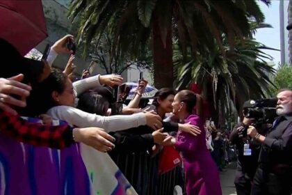 Claudia Sheinbaum rinde informe en el Monumento a la Revolución