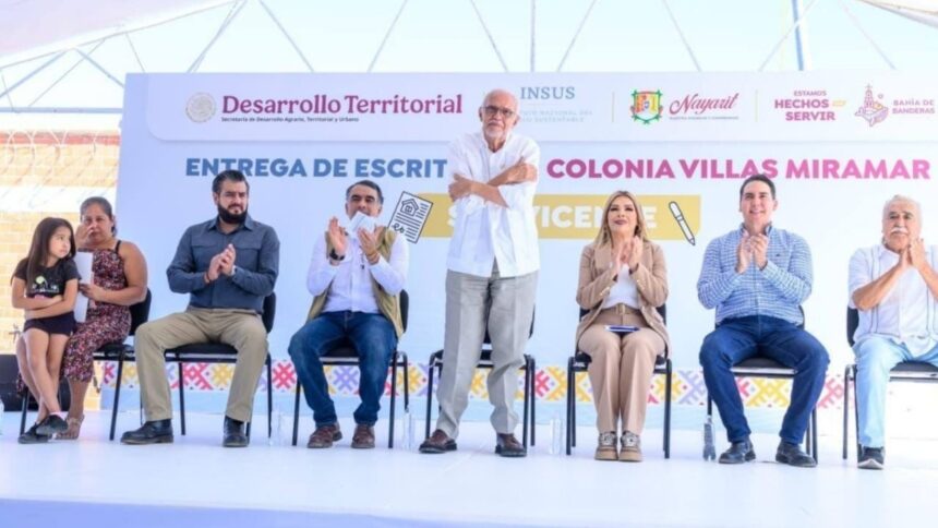 Nayarit entrega 275 escrituras y avanza en meta nacional de vivienda