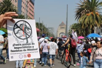 Sheinbaum reúne a 130 mil en informe en Monumento a la Revolución