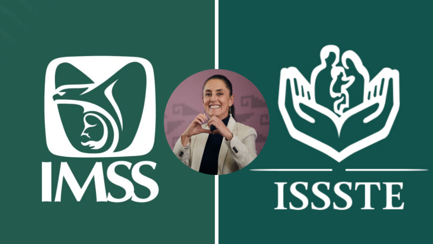 Sheinbaum anuncia salud universal para pensionados IMSS e ISSSTE