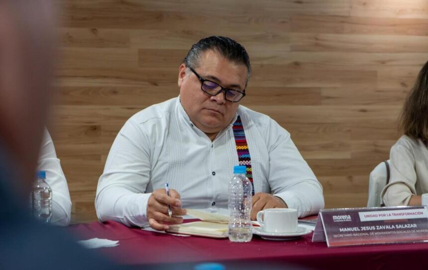 Morena nombra a Manuel Jesús Zavala secretario de Organización