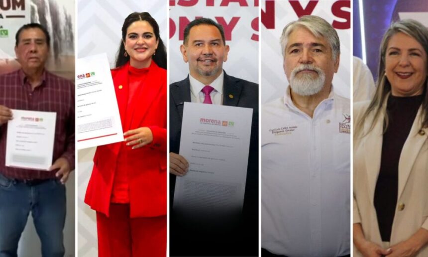 Cinco aspirantes de Morena y PVEM se registran por Chihuahua 2027