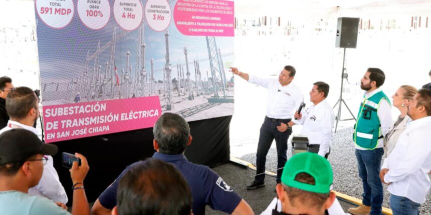 Nueva subestación eléctrica potenciará la industria en San José Chiapa