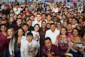 Eduardo Ramírez pide a jóvenes de Morena priorizar causas sociales