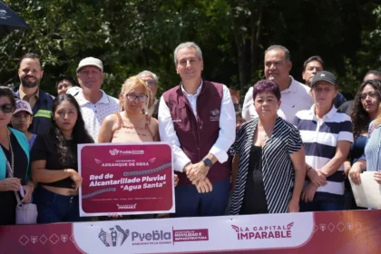 Inicia red de alcantarillado pluvial en Agua Santa, Puebla