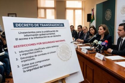 Sheinbaum prepara decreto de transparencia con límites por seguridad
