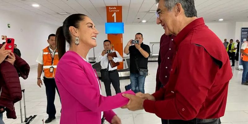 Sheinbaum supervisa obras y entrega hospitales en Tamaulipas