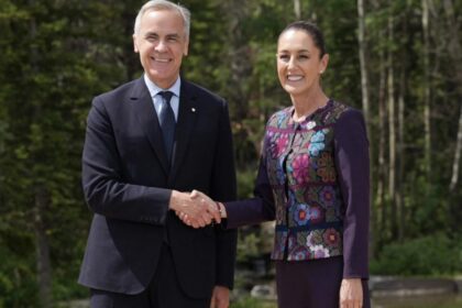 Sheinbaum y Carney acuerdan agilizar renovación del T-MEC