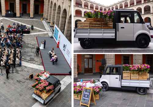 Presentan Olinia 2, miniauto eléctrico mexicano para 2027