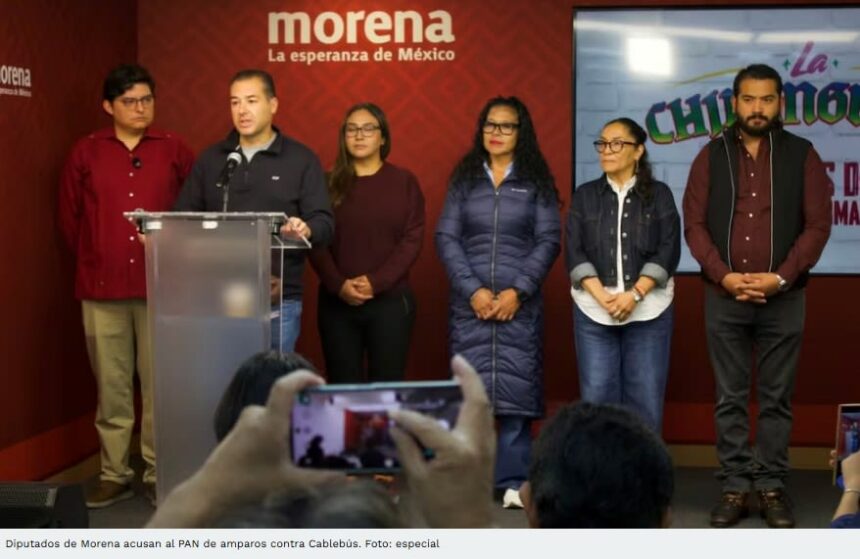 Morena acusa al PAN de frenar la Línea 5 del Cablebús en CDMX