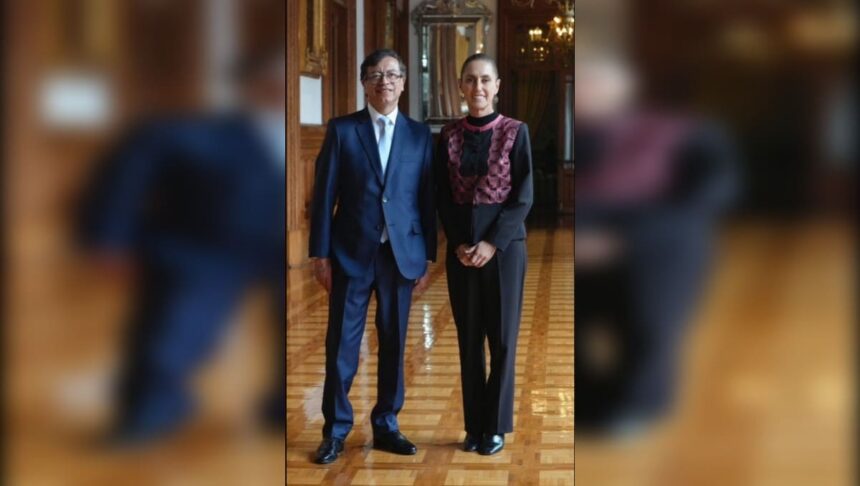 Sheinbaum propone a Gustavo Petro colaborar académicamente en México